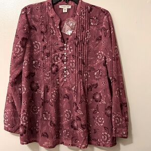 Coldwater Creek women’s long sleeves top sz PL